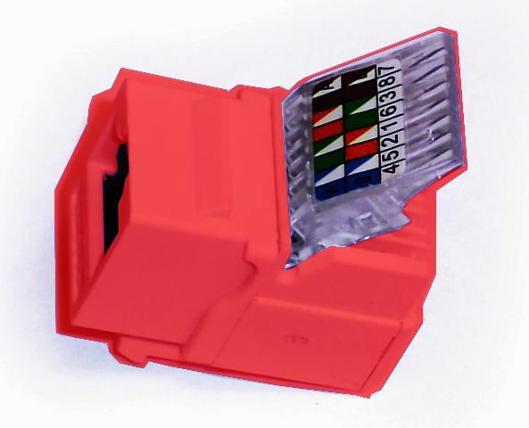 JACK RJ45 ROJO
